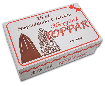 Cocos-Chokladtoppar 15-p (säljkartong)